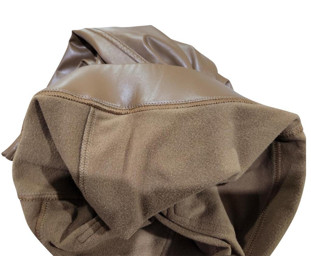 European and American High Waist PU Leather Yoga Pants - Abdomen Control, Body Shaping, Hip Lifting, Nine-Point Length