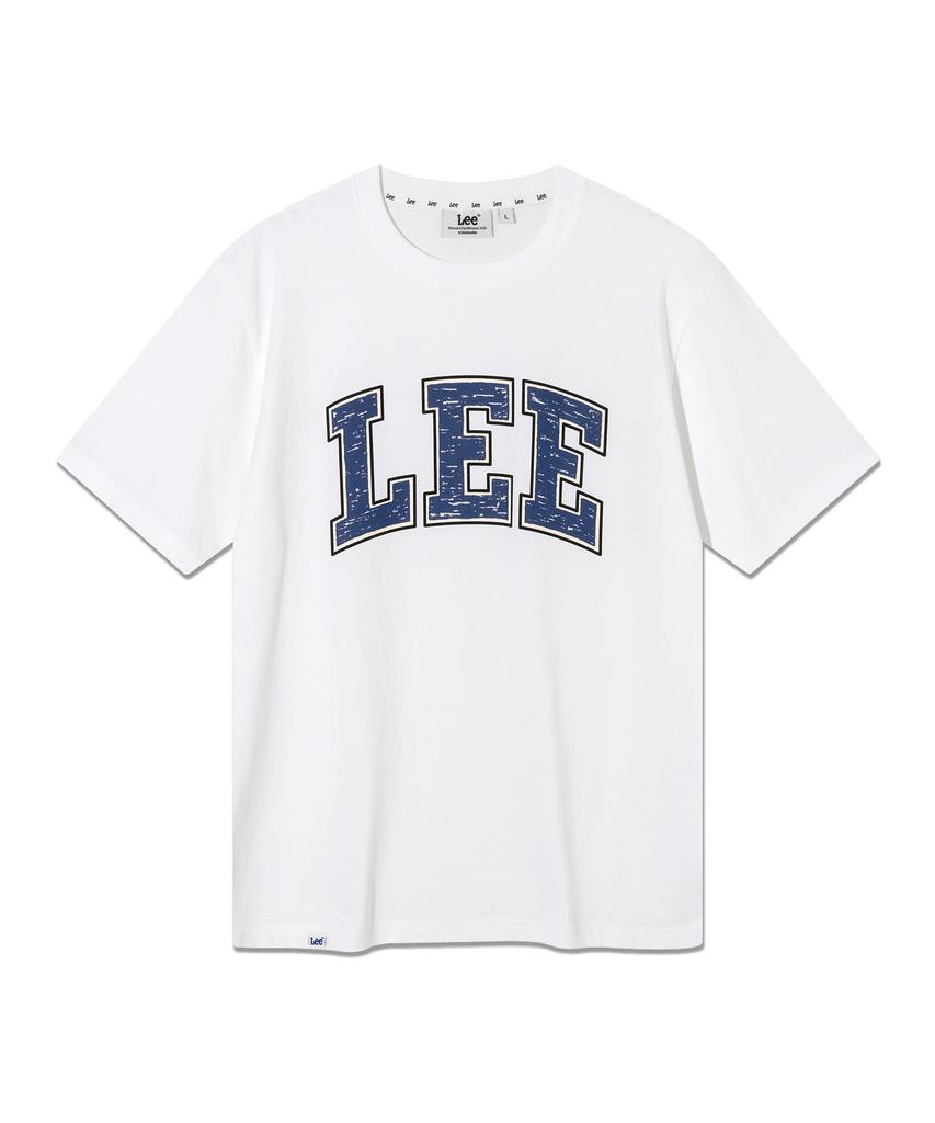 LEE College Logo Short Sleeve T-Shirt White
