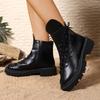 Fashion Winter Round Toe Thick Sole Anti Slip Comfortable Casual Work Boots Fashionable New Style Elegant/sexy Riding Boots for Women