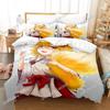 Anime The Helpful Fox Senko San Beding Set 3D Printed Suitable for Bedrom Soft Duvet Cover Set With Pilowcases Children Kids Home Textile