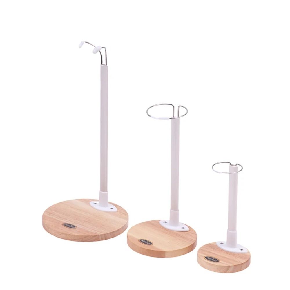 Wooden Base Doll Display Holder Figure Models Action Figure Stand Doll Stands  Adult Children