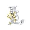 Copper Full Series Of A-Z Letters Pendant Charms For Originalbracelet Charm Necklace Diy Female Jewelry