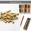 A25F-20Pcs 7Mm Slim Pen Pen Transfer Brass Pen Replacement Accessories For DIY Pen Making Office Supplies Friends Gifts