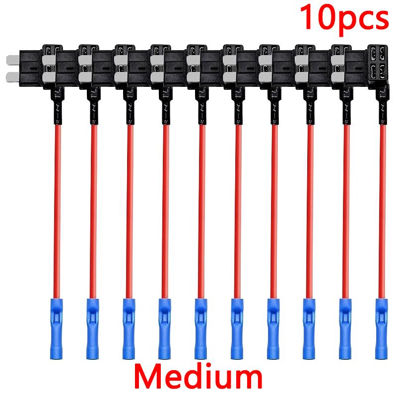 Truck Automobile Accessories MINI SMALL MEDIUM Size Micro Standard Car ATM Fuse Holder Add-a-circuit TAP Adapter Relays 5