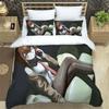 Cartoon anime fashion print soft as well as comfortable bedding set luxury quilt cover Customizable comforter bedding sets