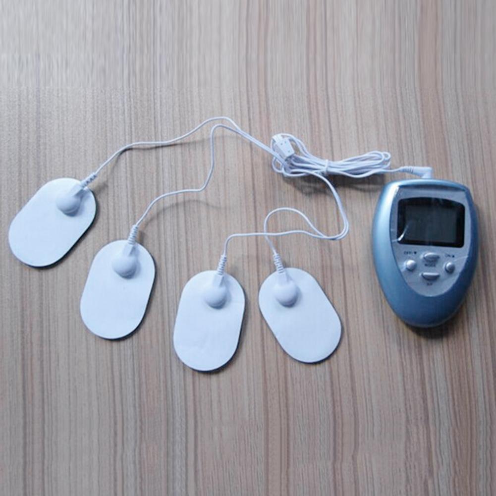 8 Modes Tens Muscle Stimulator Pain Relief Pulse Electrotherapy Massager Power-Off Protection Portable for Home Office Supplies