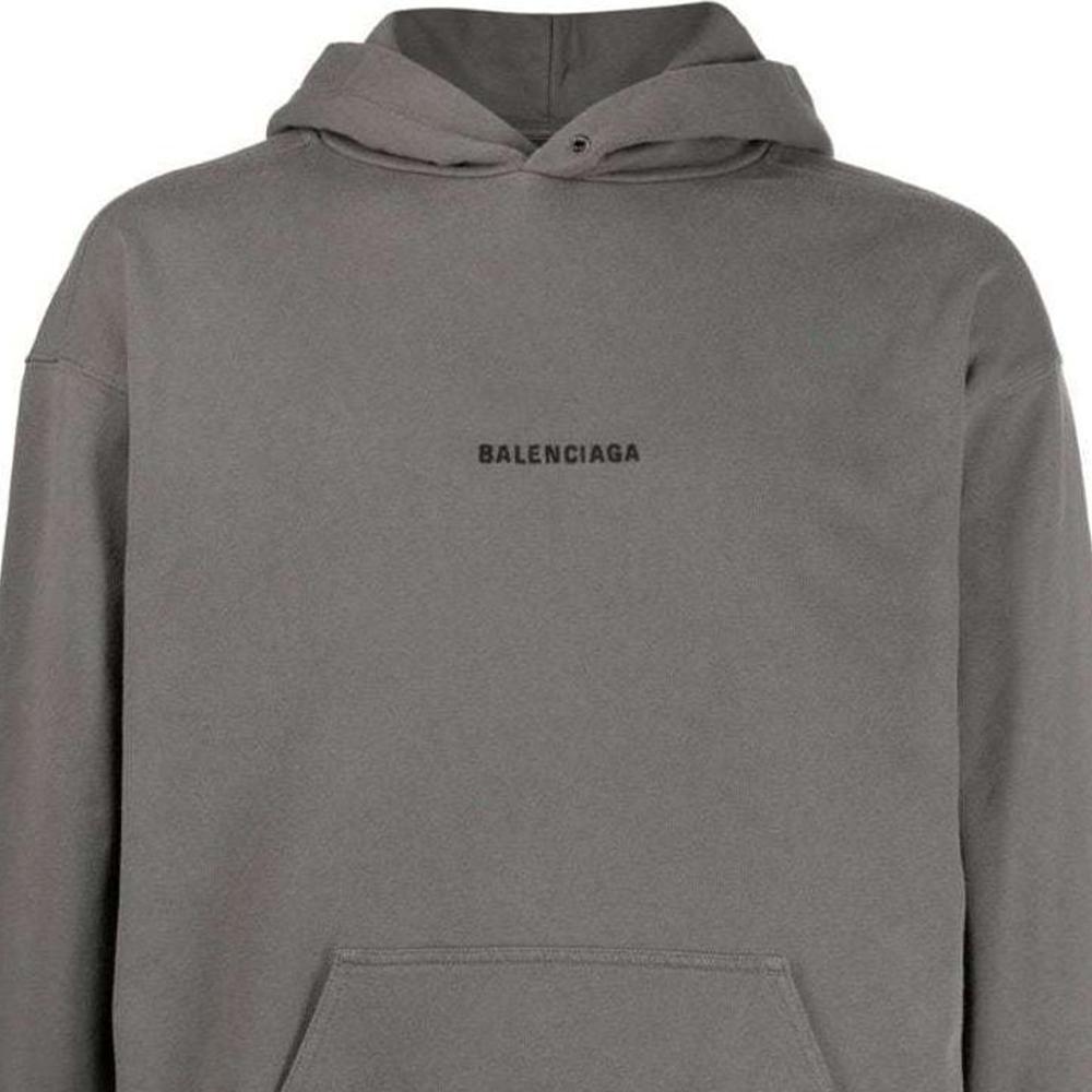 Balenciaga SS23 Sweatshirt Regular Fit Men's Gray 600583TNVH11227