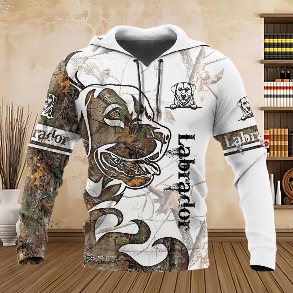 New In Sweatshirts Street Deer Graphic Long Sleeves Zipper Hoodie Tops Autumn Comfortable Kangaroo Pocket Oversized Zipup Hoodie