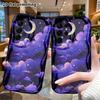 Phone case: 2D flat, suitable for Samsung Galaxy A34 A35 M05 M06 S20 S22 S21 FE Plus 5G protective case, star, moon, clouds, perfect Christmas and Hal