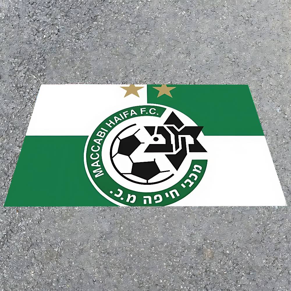 KIsrael MHFC MaccabiHaifa Champions Flags Home Decor Tapestries Banners Background Decorations Holiday Decorations Backdrops