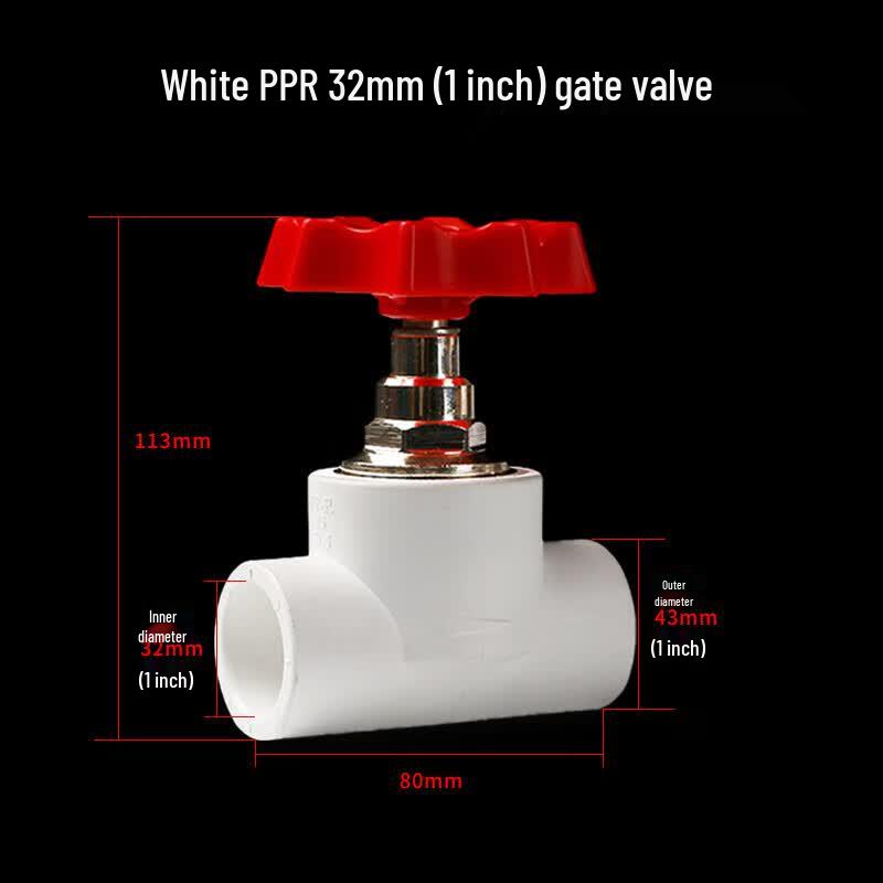 Qijufan PPR Hot Melt Cold & Hot Water Stop Valve