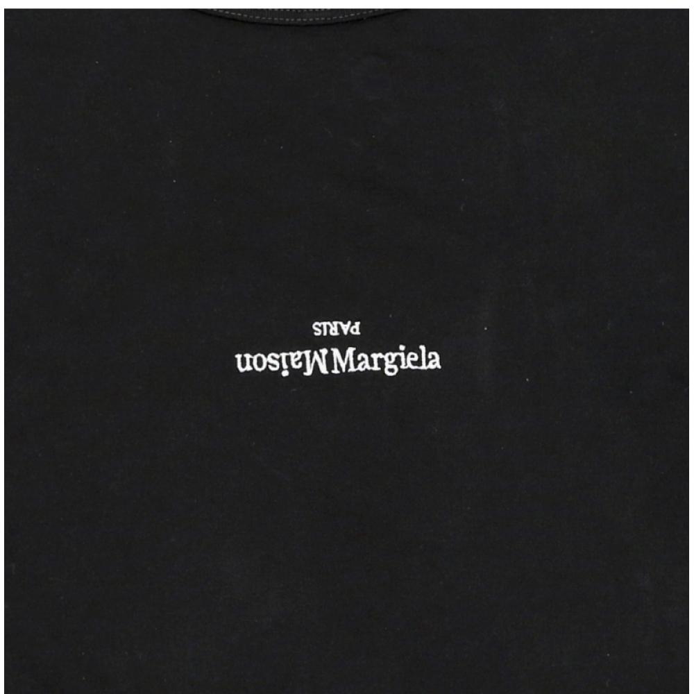 MaiSon Margiela Herr T-shirt omvänd logotyp S30gc0701 S22816 900