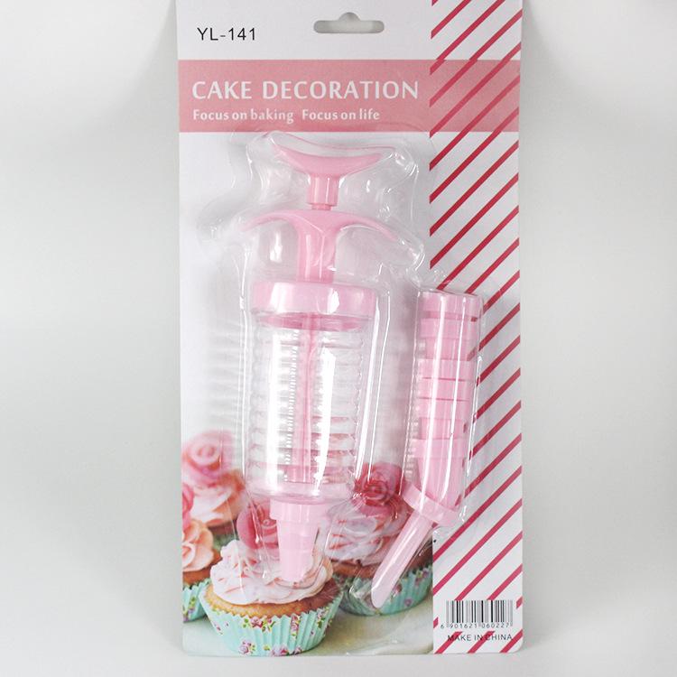Cookie & Biscuit Decorating Gun with 8 Nozzles for Cream, Dough, and Puff Designs