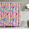 Boho Shower Curtain Tropical Leaf Pattern Bathroom Decor Waterproof Fabric Liner Modern Farmhouse Coastal Beach Themed