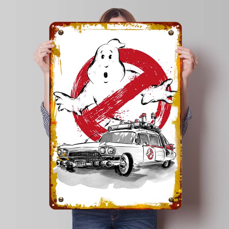 Classic Movie Metal Poster Wall Art Mural Custom Vintage Metal Tin Signs for Wall Art Decoration Man Cave Room Wall Sign Deco