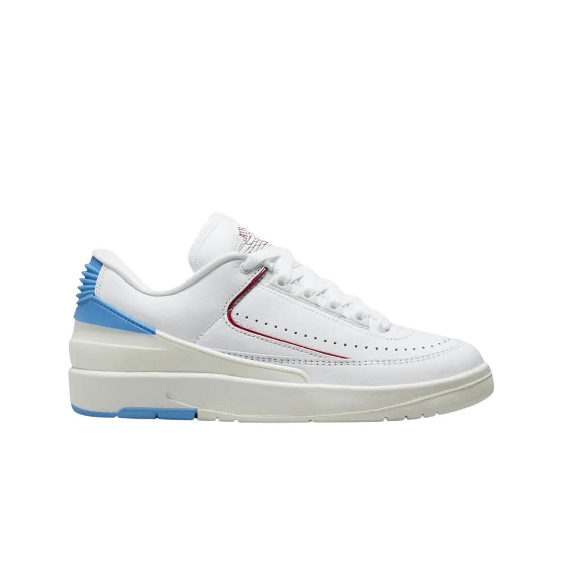 

(w) Jordan 2 Retro Low Gym Red And Dark Powder Blue 245