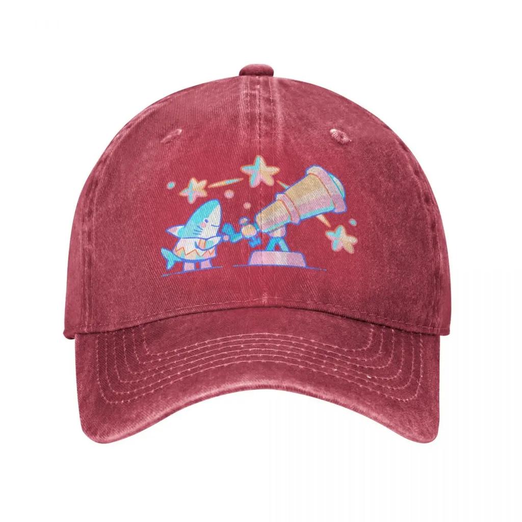 Star Shark Baseball Cap Trucker Hats Sunscreen Hat Beach Man Hat Women'S