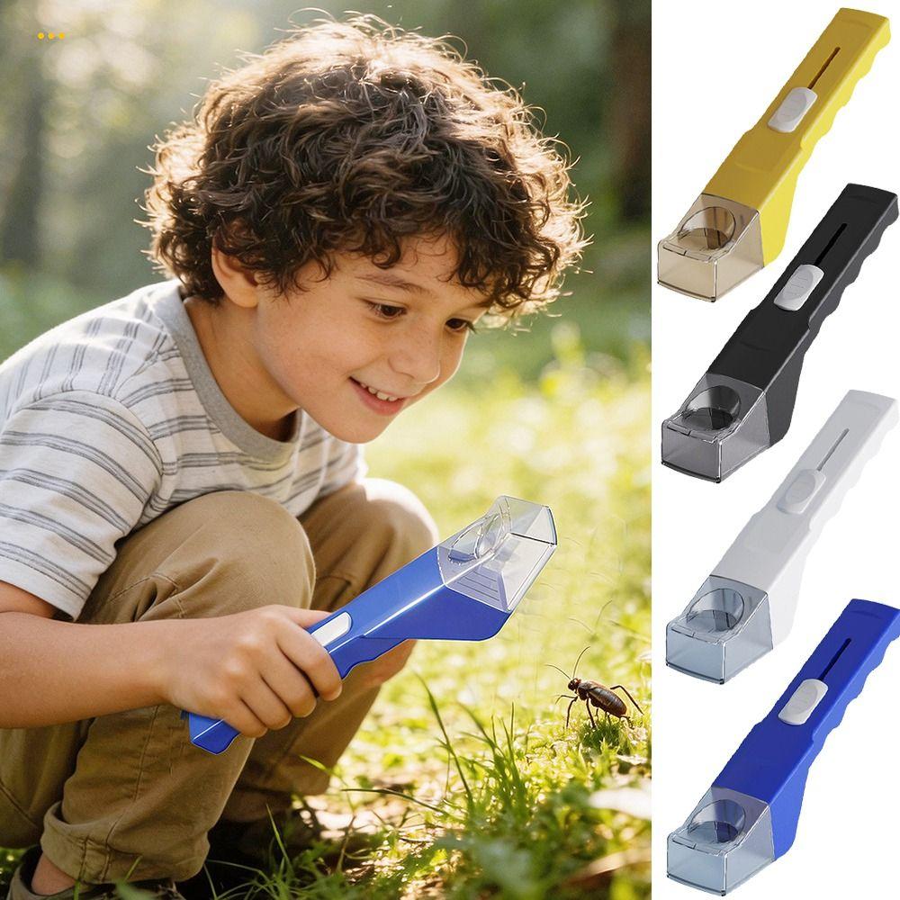 Reusable Tool Portable Insect Observer Push Type Contactless Bug Catching Tool Insect Observation