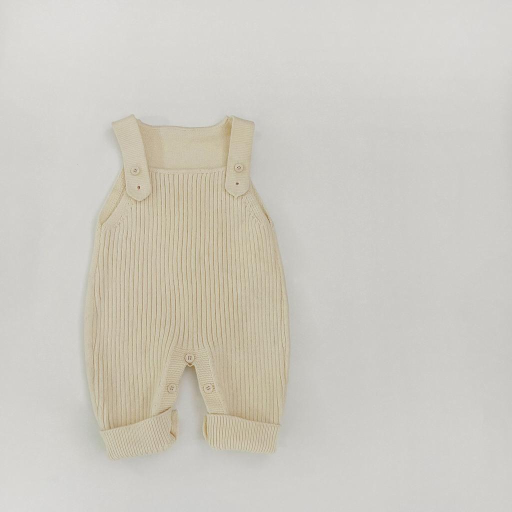 Baby Clothes Super Cute Baby Spring And Autumn Knitted Overalls Fashion Polo Shirt Sweater Split Two-Piece Set
