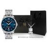 Tissot Automatik-Mechanikwerk 50 Meter Wasserdichtigkeit Herrenuhren Uhr 39mm Blaues Zifferblatt T139.807.11.048.00