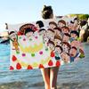 Catoon C-Chibi Maruko Chan Anime Beach Swimming Towel Soft Absorbent Washcloth Children's Gifts for Kids Travel Camping Gym
