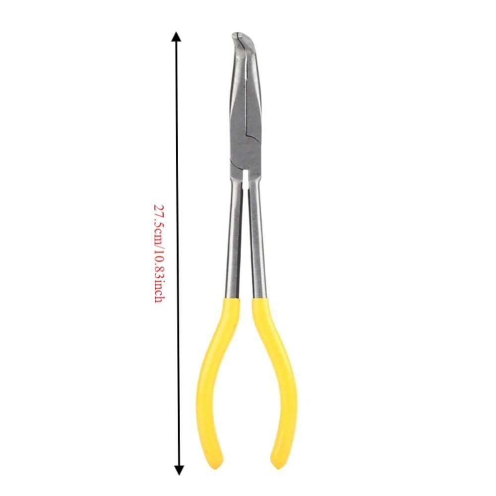 45 Degree Bend Long Reach Pliers Extra Long Long Nose Pliers Needle Nose Pliers  Vehicle Repairing