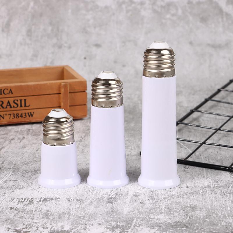 1Pc 65Mm 95Mm 120Mm E27 To E27 Extender Lamp Holder Base Bulb Extend Extension Socket Adapter Led Light Adapter Converter