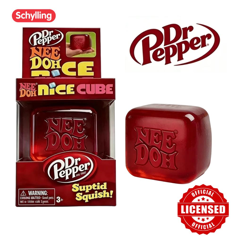 Dr Pepper x Nee Doh Nice Cube Sensory Fidget Toy Stress Relief Anxiety Relief