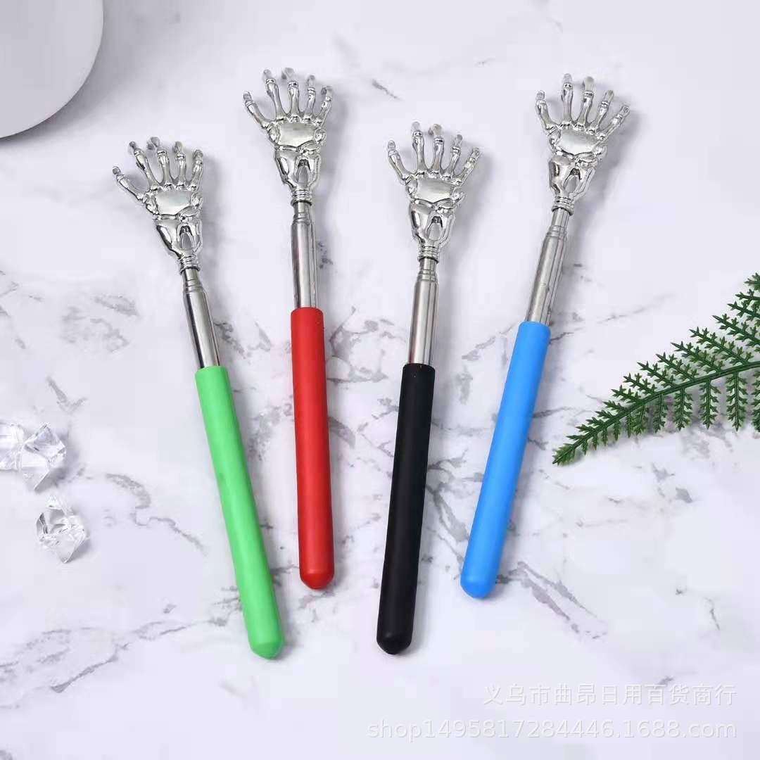 

Ghost Hand Telescopic Back Scratcher - Stainless Steel Itch Relief Massager for Elderly Blue