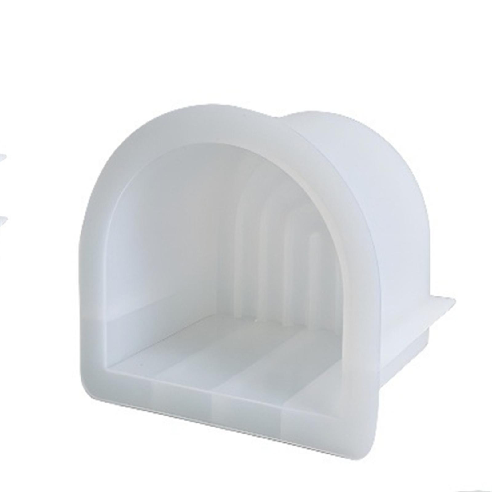 

Форма для свечи в форме арки, полосатая U-образная силиконовая форма, абстрактные архитектурные смоляные формы для мыльницы, свеча ручной работы 1 шт. One Size