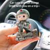 Auto-Armaturenbrett-Dekoration, 2 Stück, Harz, Raumdekoration, Statuen, Soldat, Kunst-Skulptur, Sammlerfigur für Auto, Schlafzimmer, Wohnzimmer