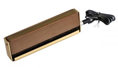 Pro-Ject Brush it Premium Reinigungsbürste für Schallplatten mit Erdungskabel, Pro-Ject