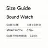 Daniel Wellington DW Bound Leather Watch 32x22 35x24 Elegant High-End Stylish Gift