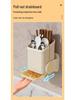 Wall-Mounted Anti-Mildew Chopstick and Utensil Holder With Draining Shelf.