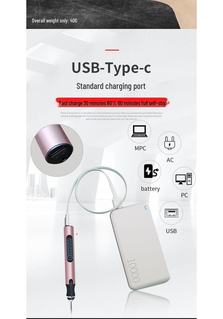 Mini Handheld Elektrischer Gravier- und Polierstift