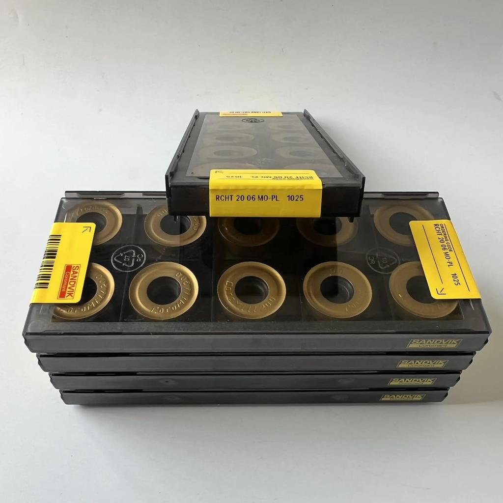 Original Sandvik / RCHT2006M0-PL 1025 /CNC Lathe Carbide Blade Tool 10 Pcs
