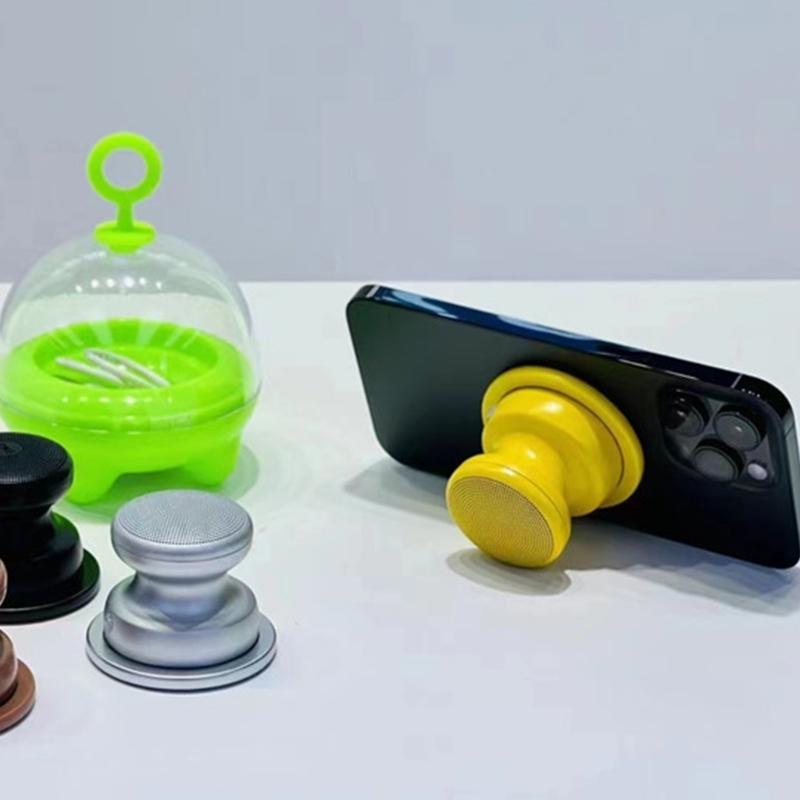 Small Bluetooth-compatible Speaker Wireless with Magnetic Base Powerful Waterproof Easy Attach Portable Mini Speaker