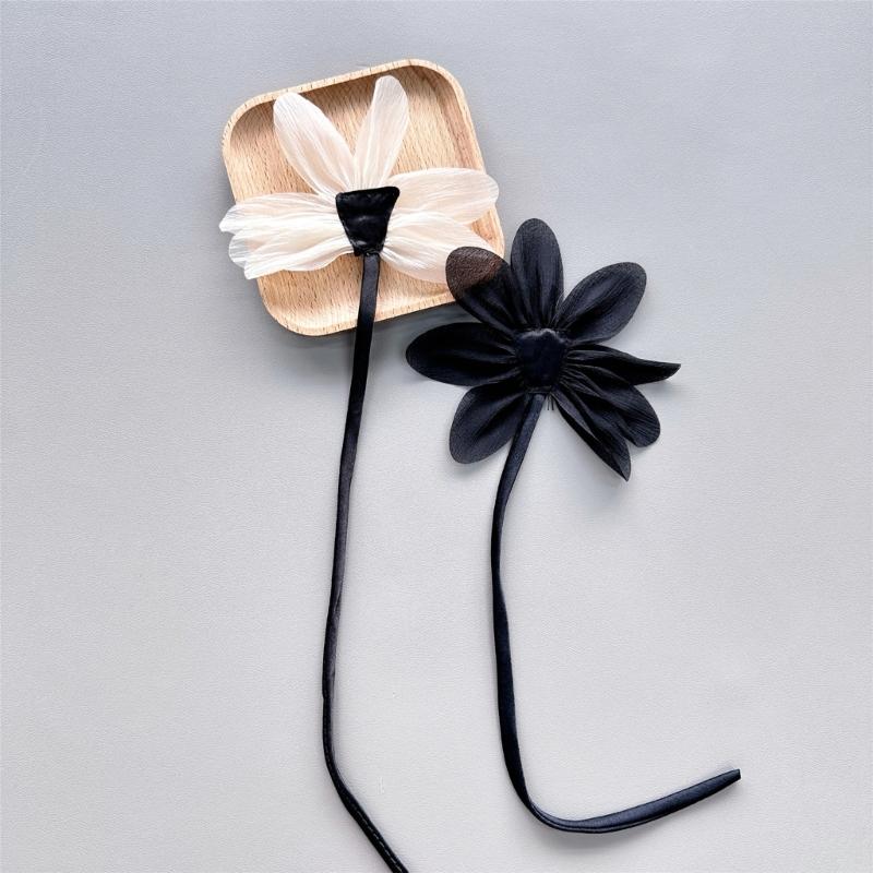 2pcs Cloth Fabric Flower Brooch Pins Lace Flower Corsage Lapel Pin for Cloth Handmade Jewelry Wedding Party Accessories
