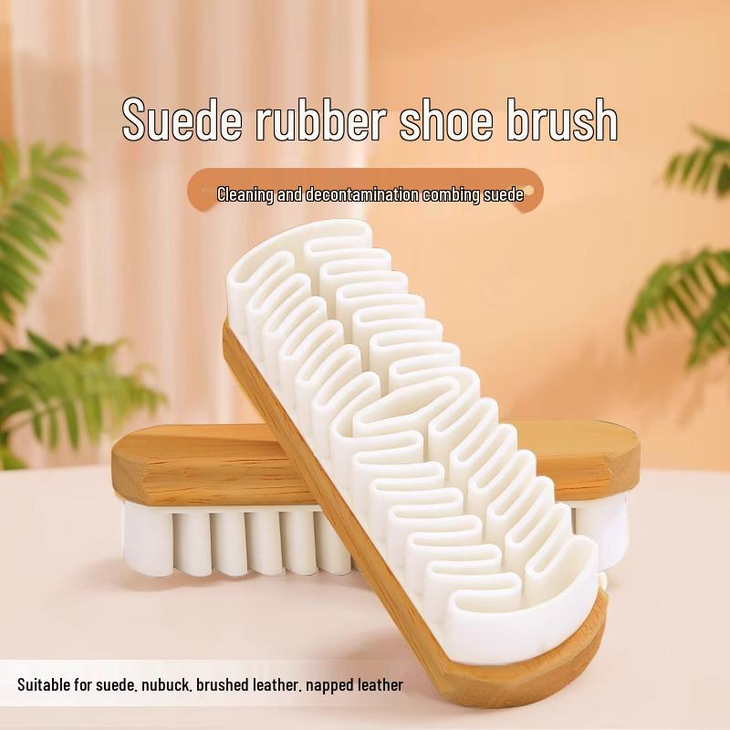 Suede Shoe Cleaning Brush with Eraser for Nubuck and Polishing