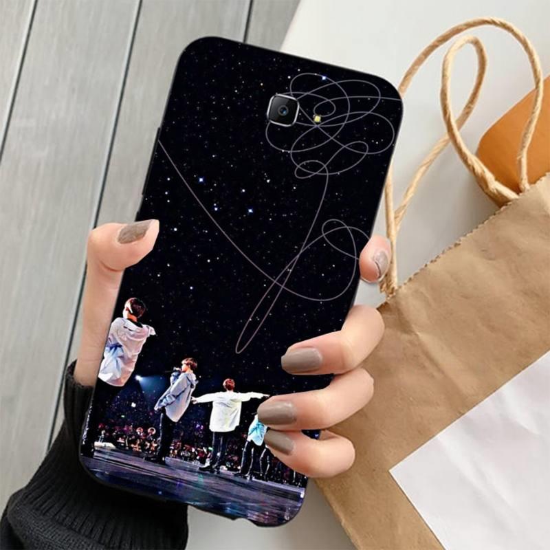Love Yourself Handyhülle für Samsung Note 9 10 20 Plus Pro Ultra J6 J5 J7 J8 Weiche schwarze Handyhülle