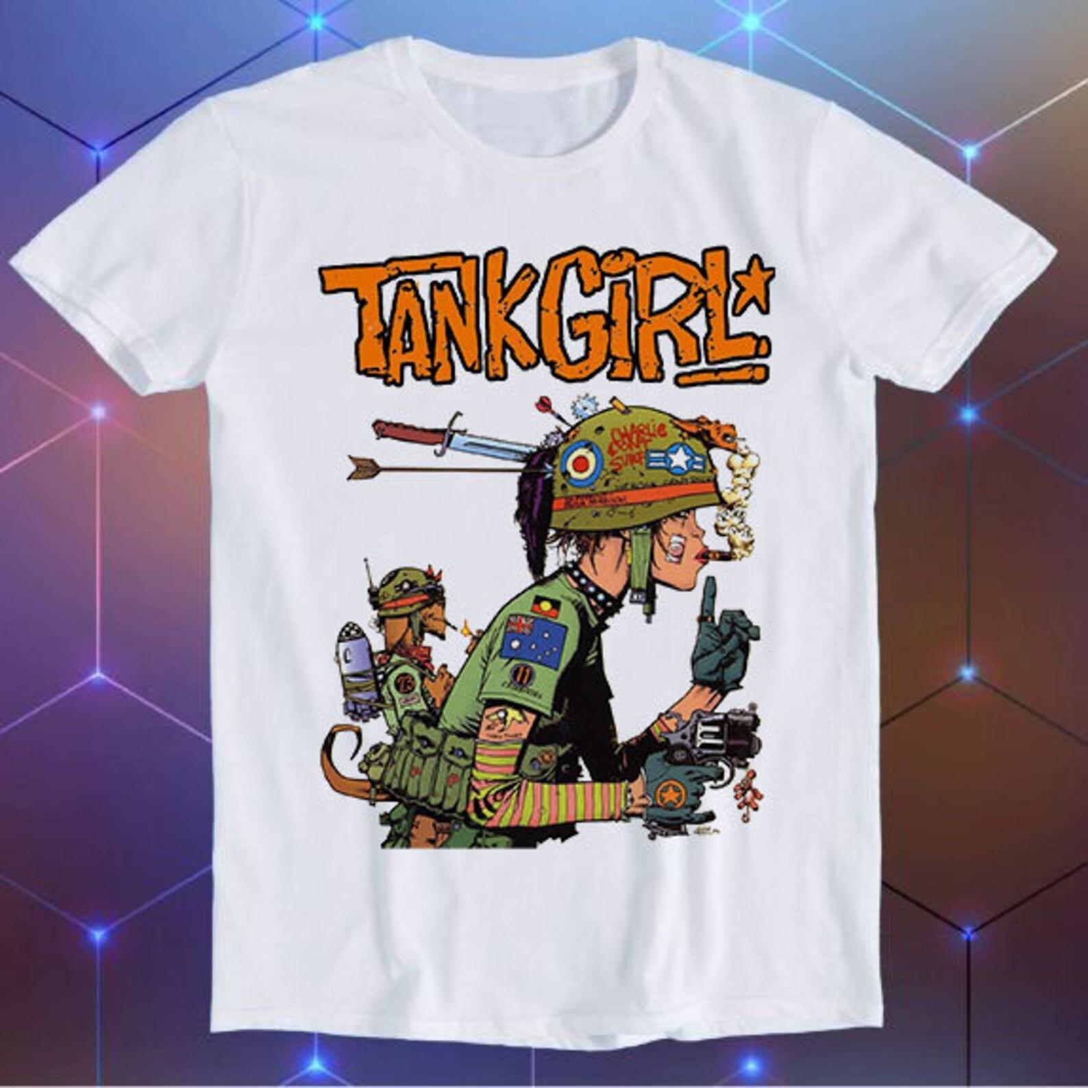 Tank Girl Feminist Charlie Don t Surf Parody Meme Movie Music Cool Funny Gift T-Shirt E991 XL