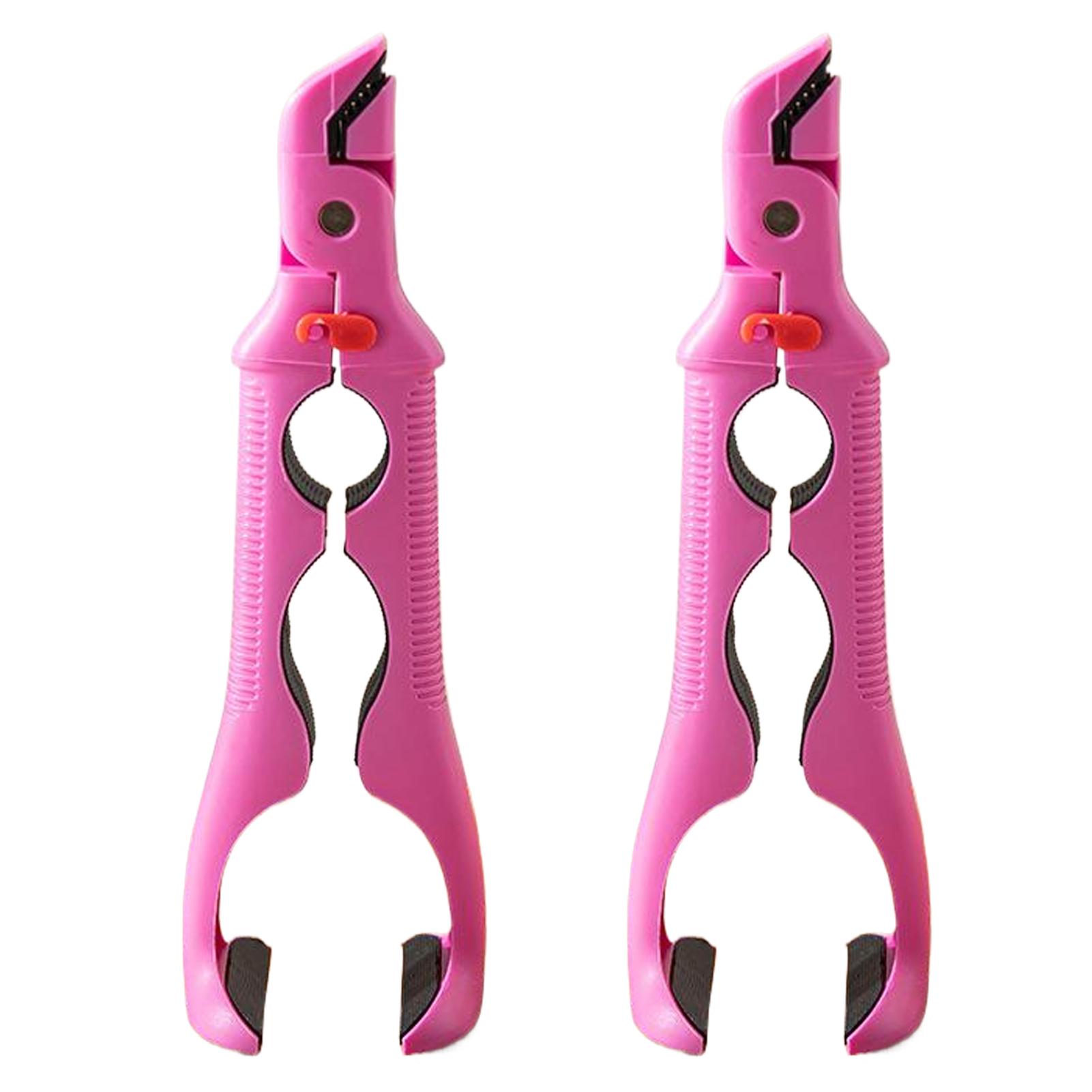 2 шт./набор 3 в 1 Зажим против ожогов Нескользящая силиконовая ручка Открывалка для бутылок Креативный утолщенный зажим для поднятия посуды Сковороды