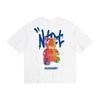 NTET Rainbow Jelly Bear Short Sleeve T-Shirt White Melange