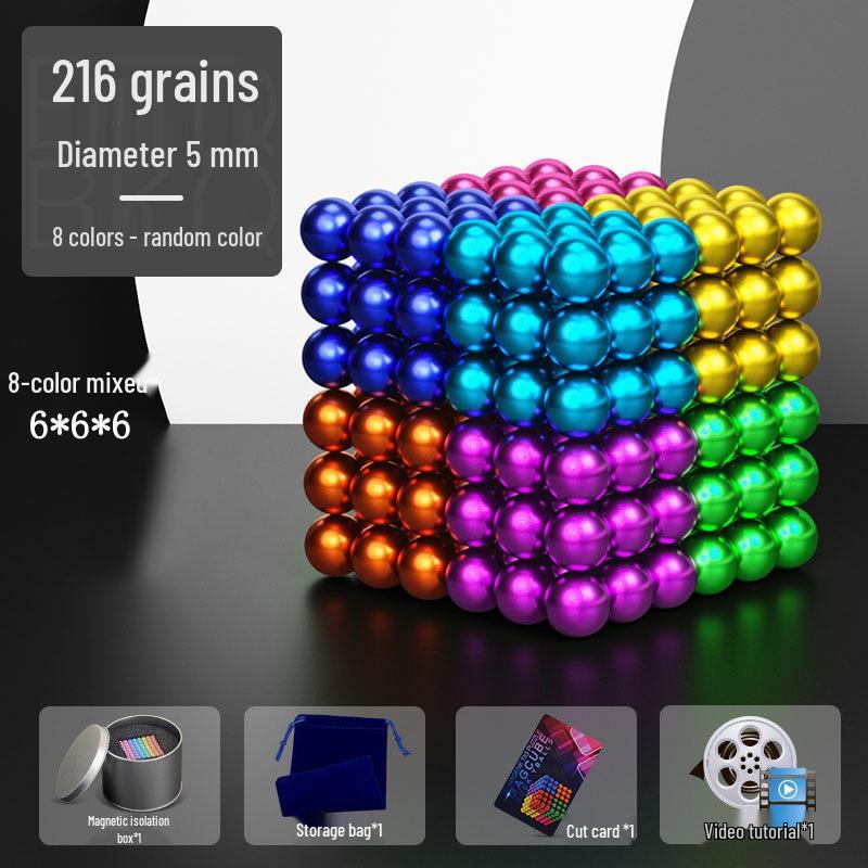 Buck Ball 1000: Magnetic Balls & Sticks Educational Set for Decompression & Creativity