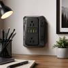 Flame-Retardant Material Multi Port Expander Multiple USB Ports USB Charger Socket for US Daily Use
