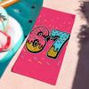 Funny Six Seven 67 Towel Sports Quick Dry Travel Camping Gear Sandproof Soft Light Large Beach Towel