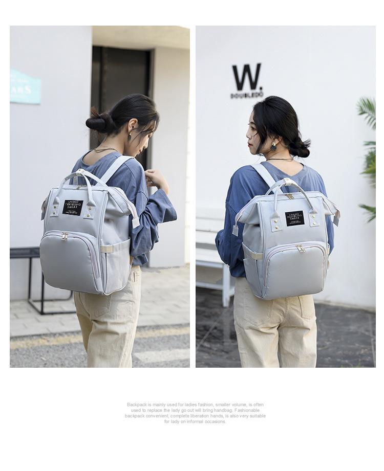 2025 Stylish Mommy Backpack: Large Capacity Travel Bag for Young Moms
