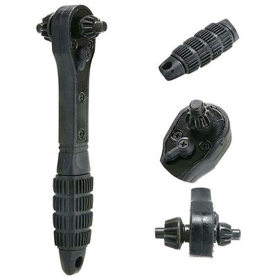 2 In 1 Drill Chuck Ratchet Spanner Two-Way Quick Ratchet Two-Ended