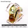 Heavy Duty U-Shaped Double Rail Steel Guide Wheel Pulley with V-Shaped Angle