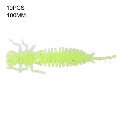10pcs Simulation Insect Baits Portable Fishing Lures Reusable Soft Fishing Baits 55MM Type I